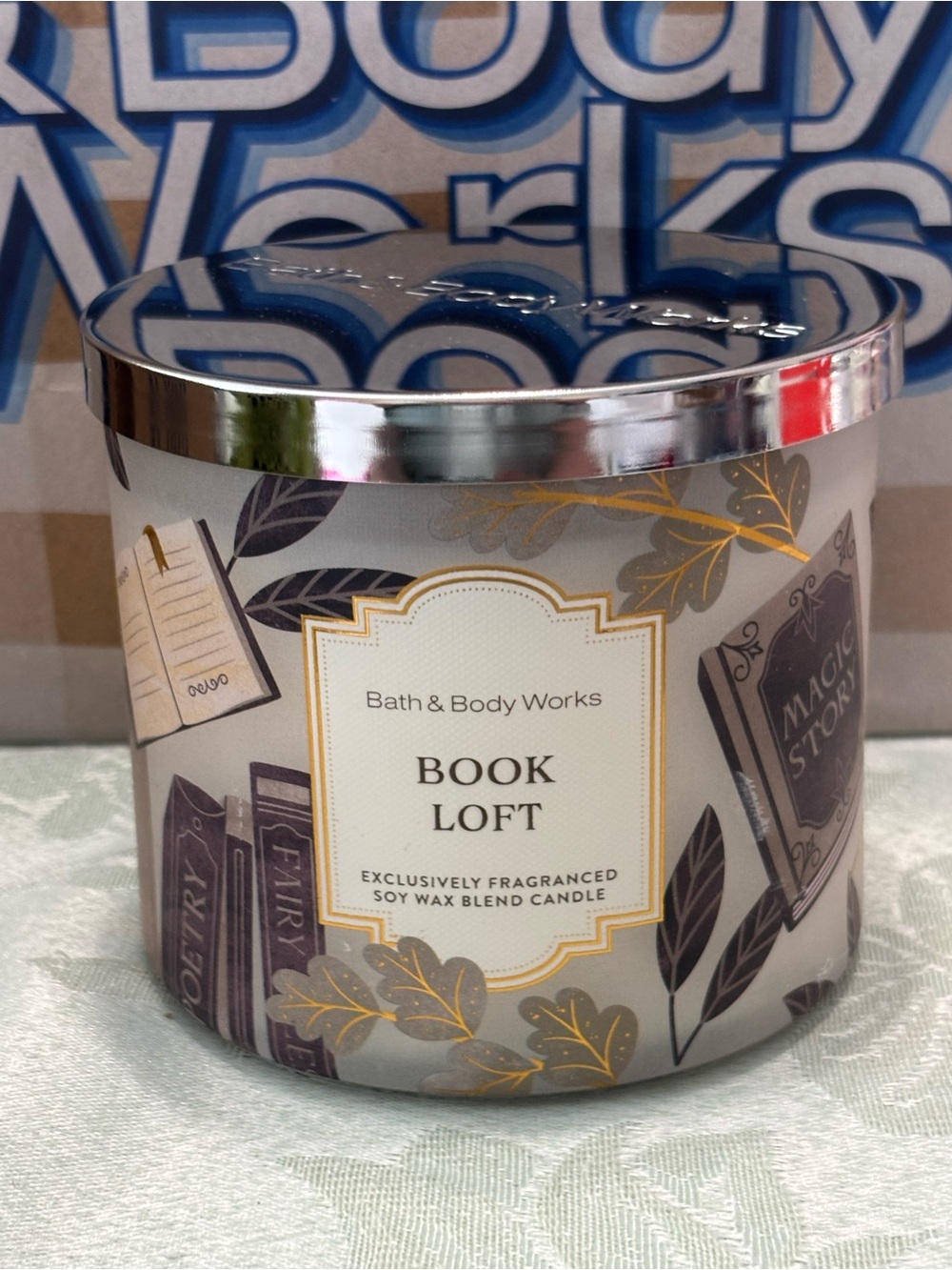 Bath & Body Works Book Loft Three Wick Scented Candle